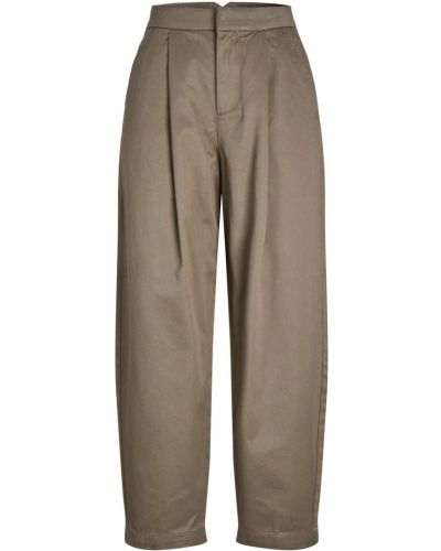 Pantaloni plissettati Jjxx marrone