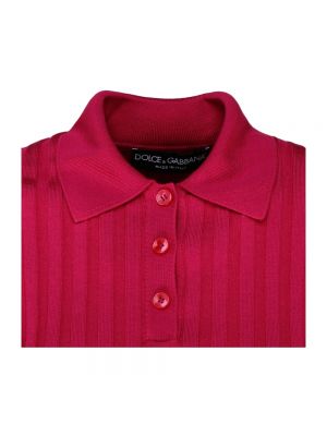 Camisa de seda Dolce & Gabbana rosa