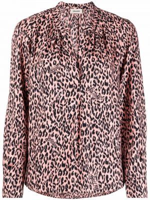 Blusa con estampado leopardo Zadig&voltaire rosa