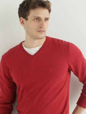 Jersey slim fit de tela jersey Florentino rojo