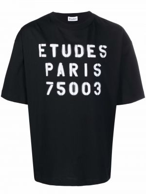 Camiseta oversized Etudes negro