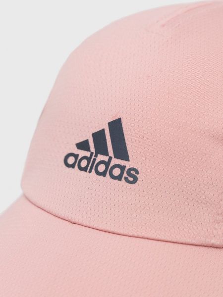Čepice s potiskem Adidas Performance růžový