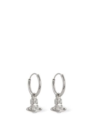 Σκουλαρίκια με πετραδάκια με πετραδάκια Vivienne Westwood ασημί
