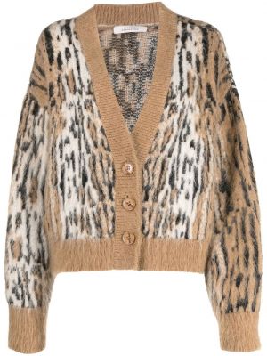 Mohair leopardmønstret cardigan Dorothee Schumacher