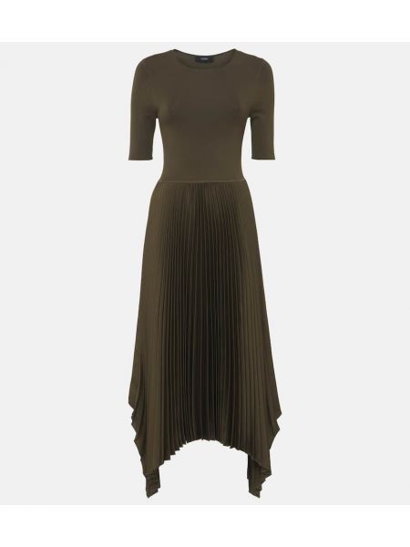 Asymmetrisk dress Joseph grønn