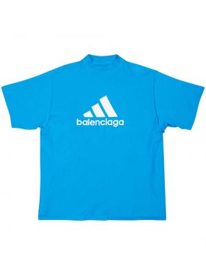 Тениска с принт Balenciaga