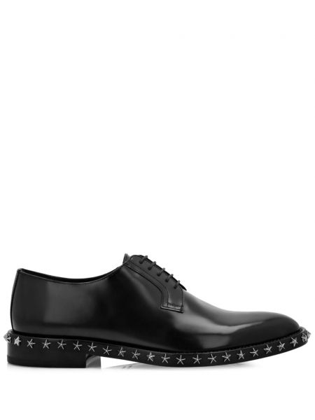 Derbies à motif étoile Philipp Plein noir