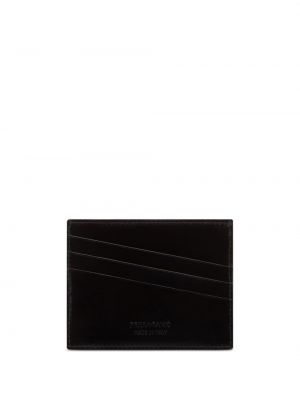 Kožená peněženka Ferragamo černá