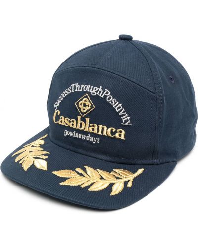 Gorra con bordado Casablanca azul