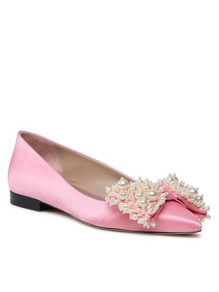 Balerina cipők gyöngyökkel Custommade rózsaszín