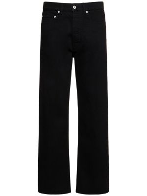 Bavlněné straight fit džíny Kenzo Paris černé