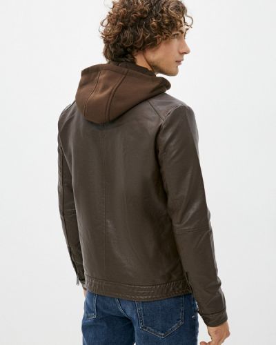 Кожаная куртка Colin's коричневая