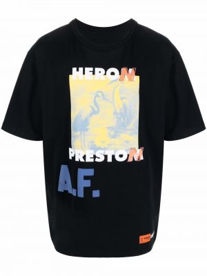 T-shirt Heron Preston svart