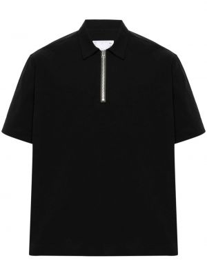 Poloshirt mit reißverschluss Sacai schwarz