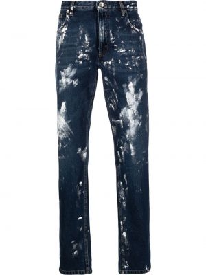 Slank stretch jeans Roberto Cavalli blå