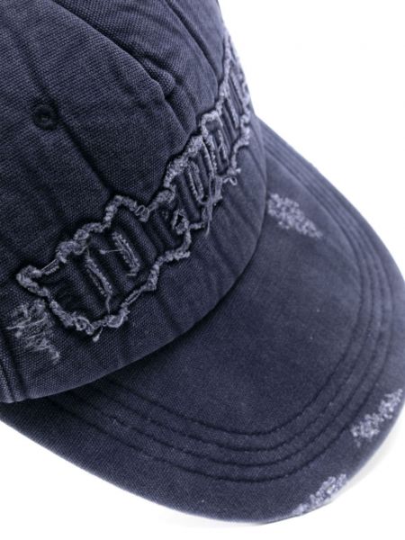 Distressed cap We11done blau