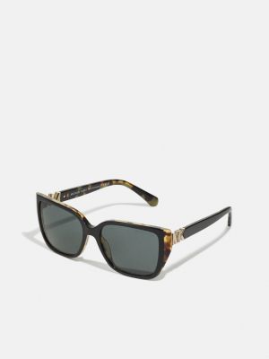Солнцезащитные очки Acadia Michael Kors, black/amber tortoise