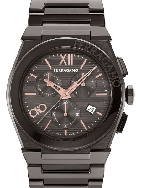 Armbanduhr Ferragamo schwarz