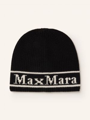Czapka Max Mara czarna