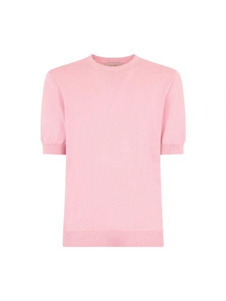 Seiden t-shirt aus baumwoll Ballantyne pink