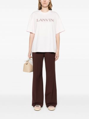 Kokvilnas t-krekls Lanvin