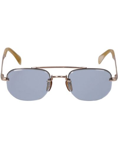 Γυαλιά ηλίου από ανοξείδωτο χάλυβα Db Eyewear By David Beckham μπεζ