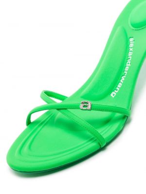 Sandales à imprimé Alexander Wang vert