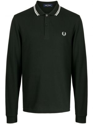 Polo avec manches longues Fred Perry vert