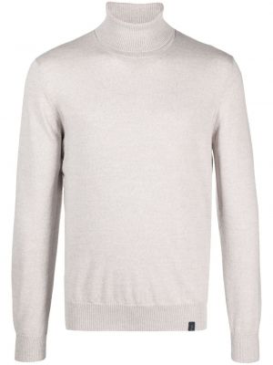 Вълнен пуловер Fay бяло