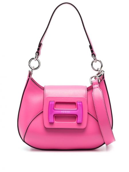 Чанта за ръка Hogan розово