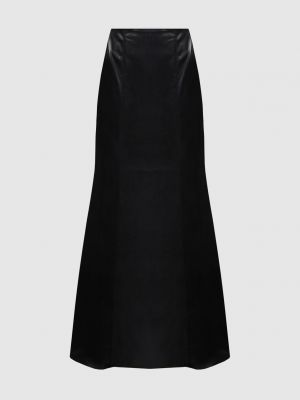 Черная длинная юбка Nanushka