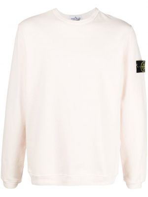 Bomull sweatshirt Stone Island rosa