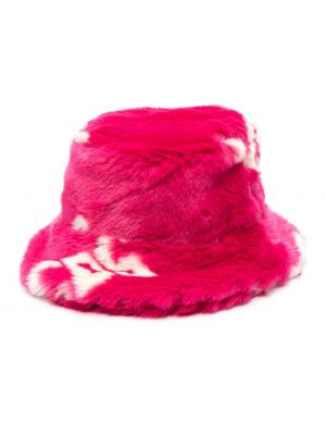 Kepurė su kailiu Gcds rožinė