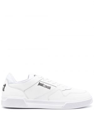 Δερμάτινα sneakers με σχέδιο Just Cavalli λευκό