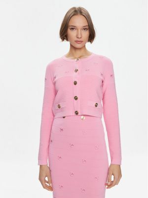 Robe slim en tricot Pinko rose