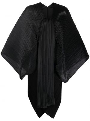 Bluzka asymetryczna plisowana Pleats Please Issey Miyake czarna