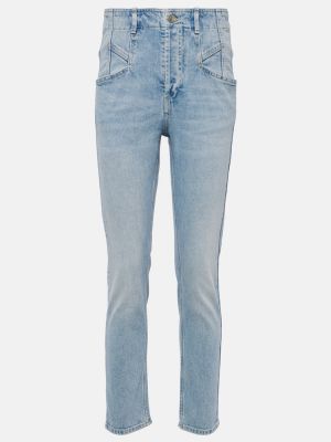 Slim fit skinny džíny s vysokým pasem Isabel Marant