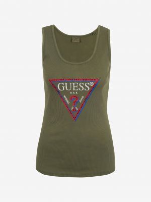 Koszulka Guess khaki