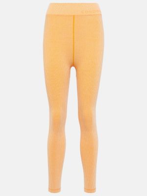 Pantalon taille haute Cordova orange