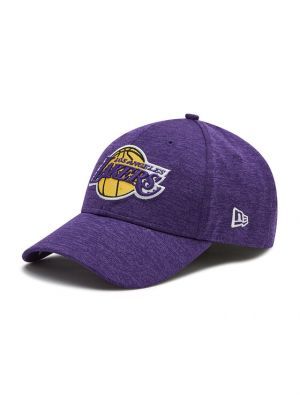 Kepurė su snapeliu New Era violetinė