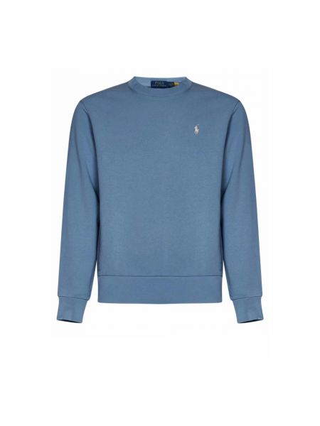 Sweatshirt mit rundhalsausschnitt mit stickerei Ralph Lauren blau