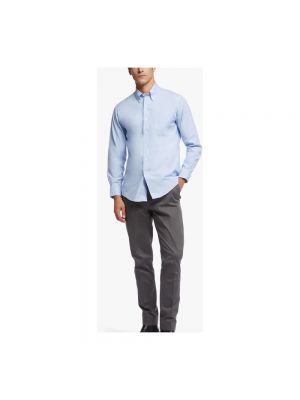 Camisa con botones slim fit button down Brooks Brothers azul