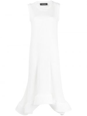 Μίντι φόρεμα με βολάν Melitta Baumeister λευκό