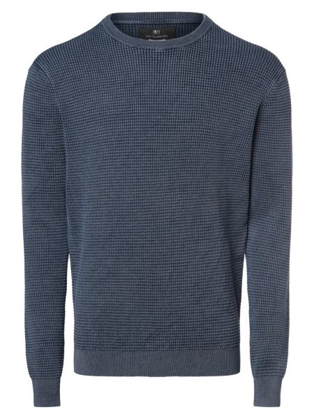 Sweter bawełniany Nils Sundström niebieski
