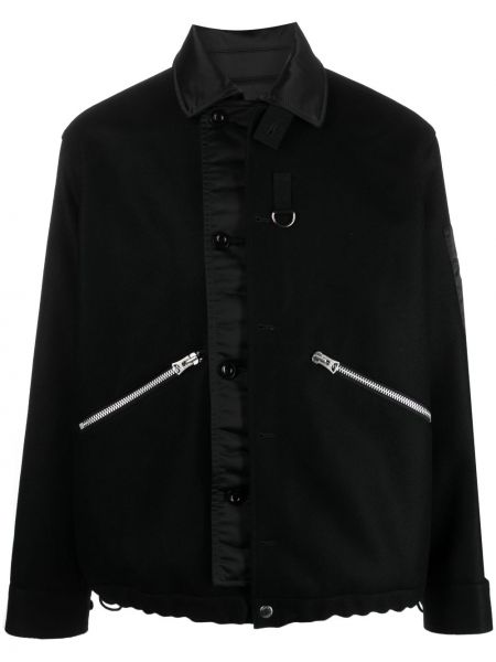 Camicia di lana Sacai nero
