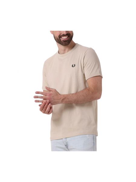 Casual t-shirt Fred Perry beige