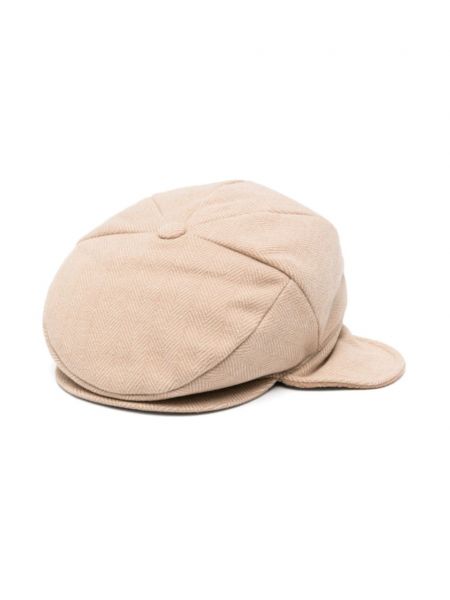 Sildebensmønster hat for piger Colorichiari brun