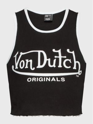 Marškinėliai slim fit Von Dutch juoda