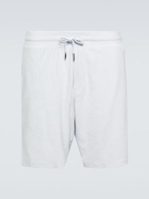 Pantalones cortos de lino de algodón Frescobol Carioca gris