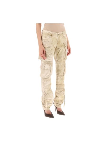 Pantalones cargo The Attico beige